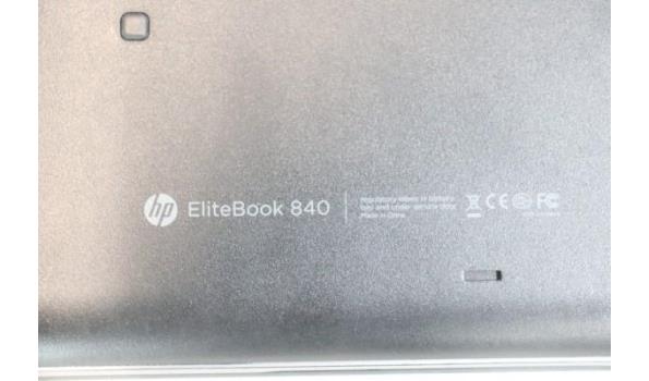 Laptop HP, core i5, Elitebook 840, opnieuw geïnstalleerd, zonder lader